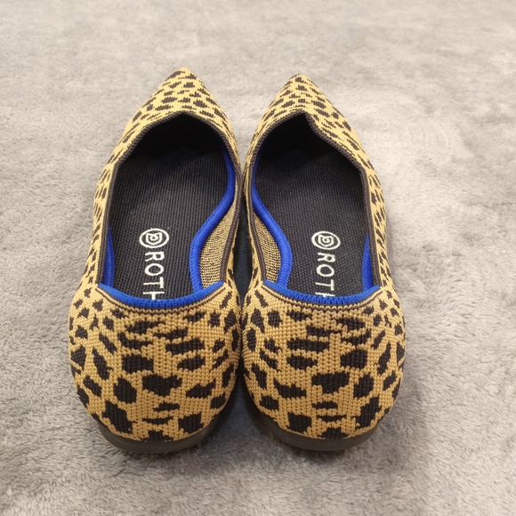 Rothy's Leopard Print Women's Flats Size 9 - Picture 3 of 11